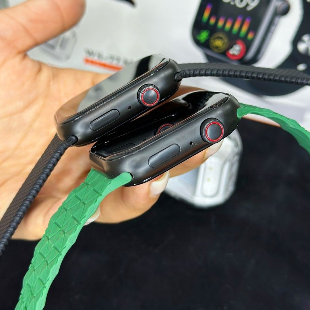 پک ساعت هوشمند و ایرپاد Wisme مدل WS-77 Max — تصویر ۴