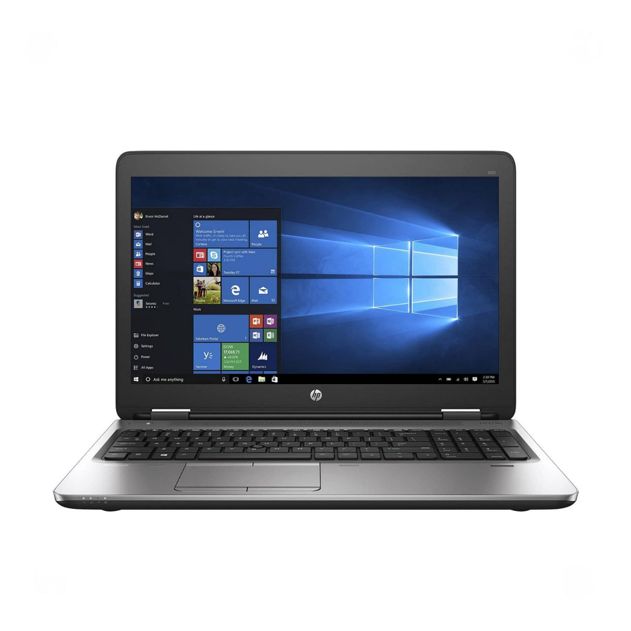 لپ تاپ 15.6 اینچی اچ پی مدل ProBook 650 G2: i5 6300U-8GB-256GB SSD-Intel HD