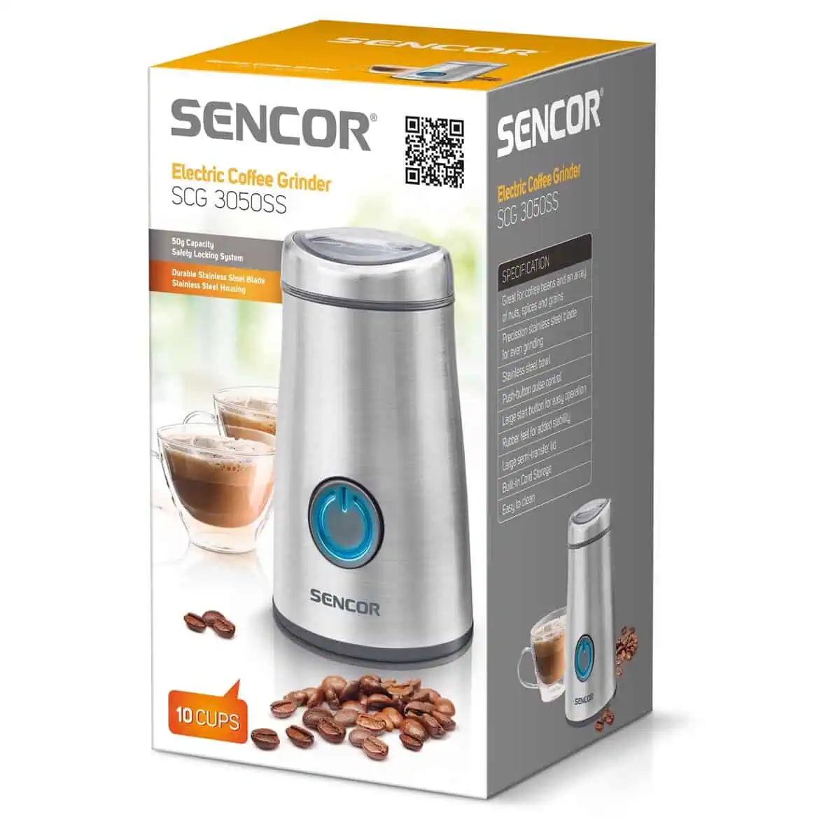 آسیاب برقی سنکور Sencor SCG 3050SS — تصویر ۴
