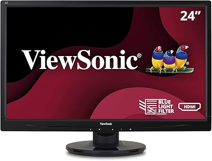 مانیتور استوک ViewSonic VA2446MH | نمایشگر 24 اینچ Full HD با پورت HDMI — تصویر ۳