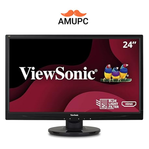 مانیتور استوک ViewSonic VA2446MH | نمایشگر 24 اینچ Full HD با پورت HDMI