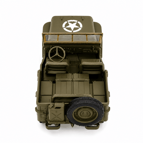 ماکت ماشین فلزی جیپ ویلیز Jeep Willys کلاسیک — تصویر ۴