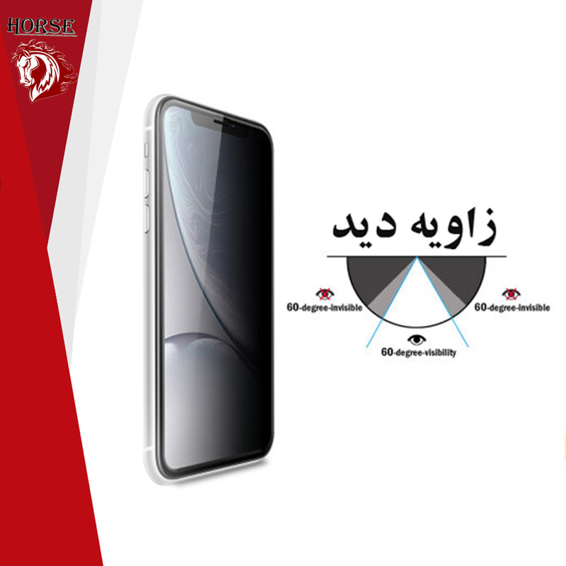 محافظ صفحه نمایش حریم شخصی هورس مدل PFH مناسب برای گوشی موبایل شیائومی Poco M5 — تصویر ۷