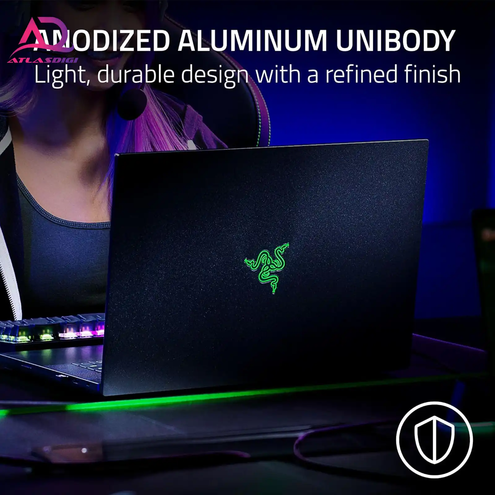 لپ تاپ گیمینگ ریزر مدل Razer Blade 16 2024 i9-14900HX RTX4090 64GB 4TB MiNi-LED — تصویر ۷