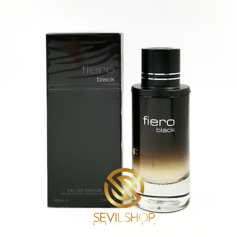 ادو پرفیوم مردانه فراگرنس ورد مدل فایرو بلک fiero black حجم 100 میلی لیتر