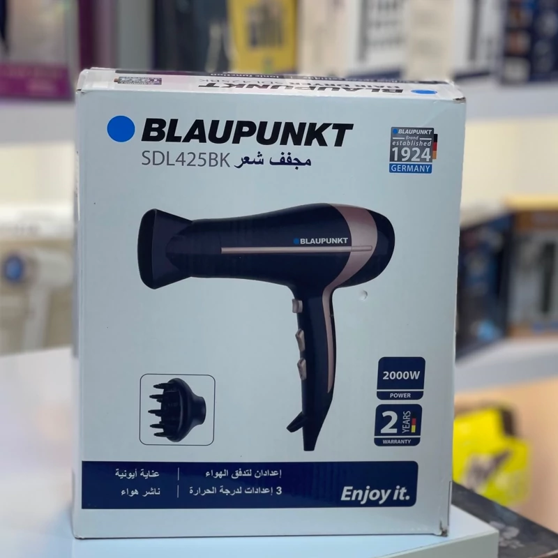 سشوار اصلی بلاپونکت آلمان SDL425BK — تصویر ۵