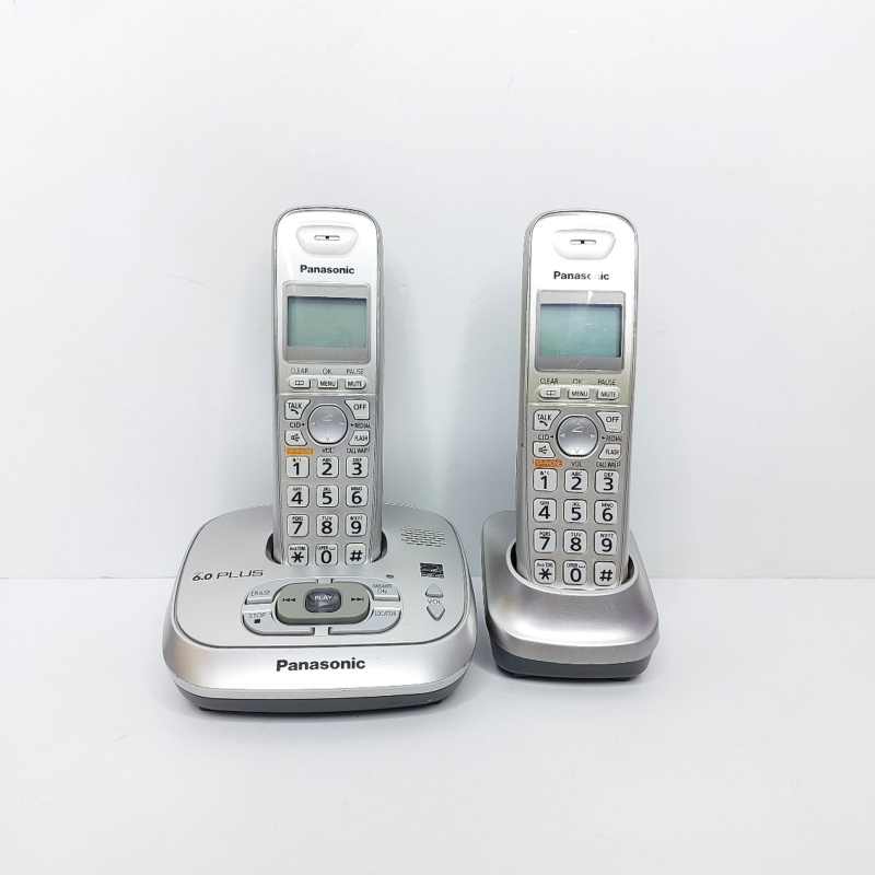 تلفن بی سیم پاناسونیک مدل KX-TG4021 دو گوشی (استوک)