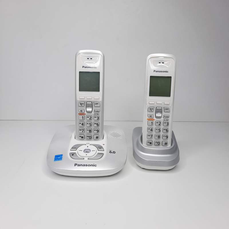 تلفن بی سیم پاناسونیک مدل KX_TG6421C دو گوشی (استوک)