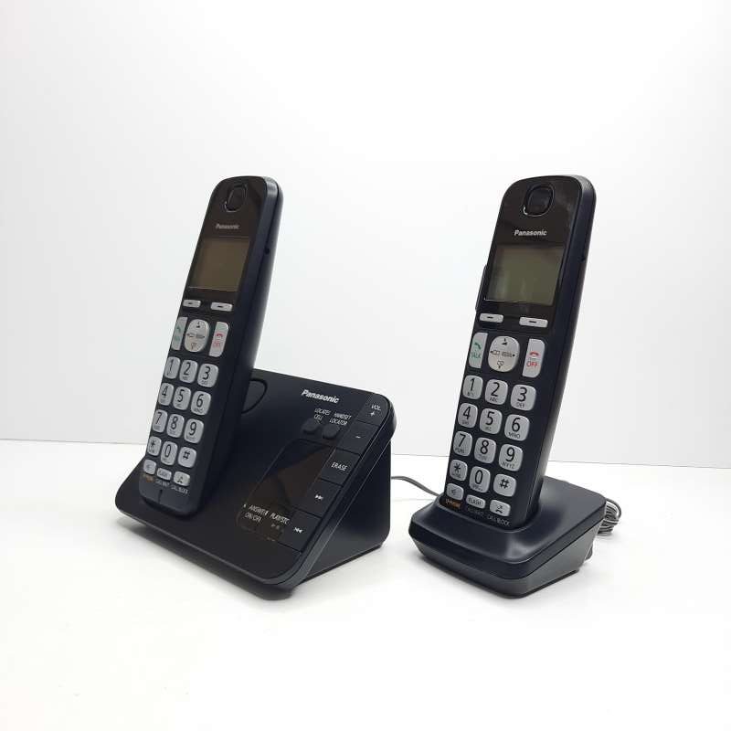 تلفن بی‌سیم پاناسونیک مدل KX-TGE431 دو گوشی (استوک) — تصویر ۳