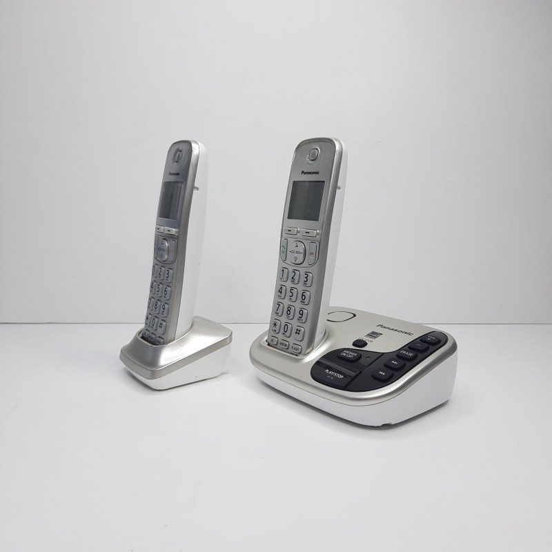 تلفن بی سیم پاناسونیک مدل KX-TGD220 دو گوشی (استوک) — تصویر ۳