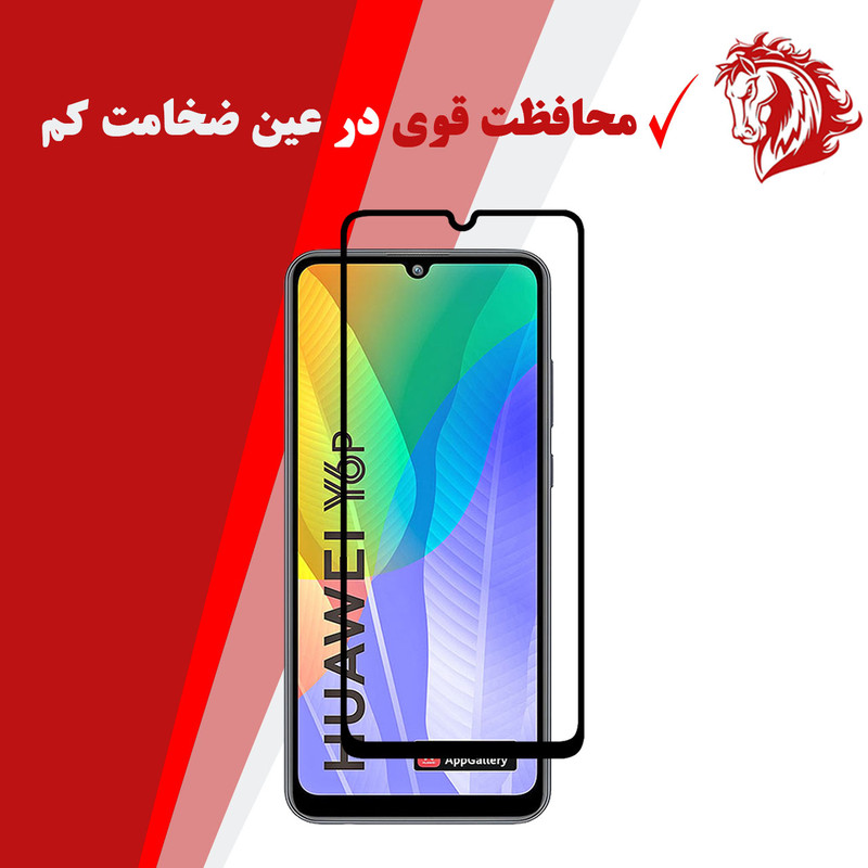 محافظ صفحه نمایش سرامیکی هورس مدل CRM مناسب برای گوشی موبایل هوآوی Y6p — تصویر ۵