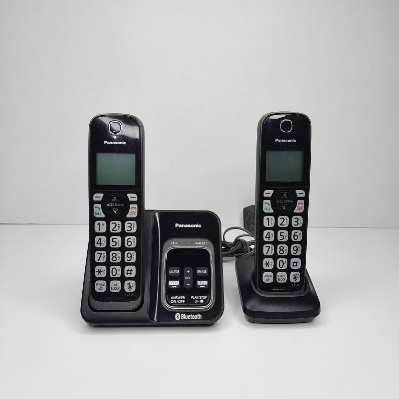 تلفن بی سیم پاناسونیک مدل KX-TGD560 دو گوشی (استوک)