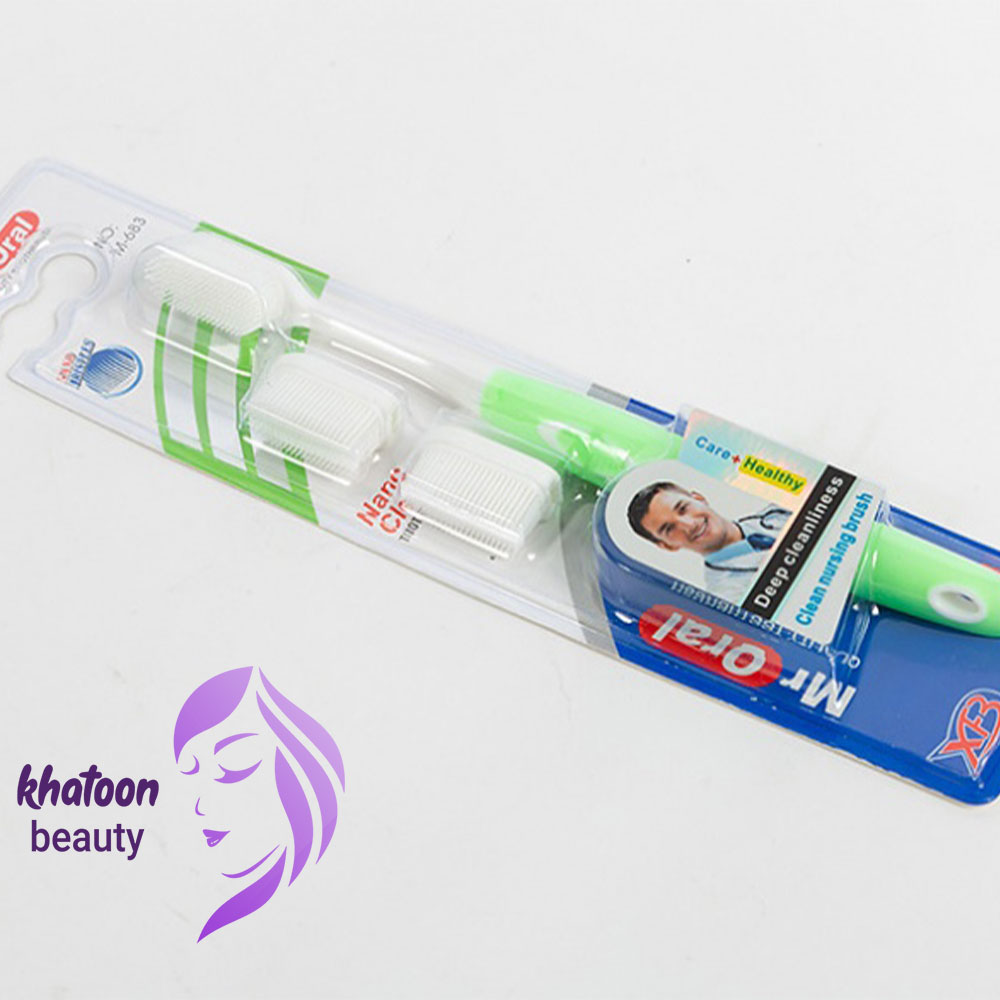 مسواک نانو مسدر اورال mr oral یدک دار