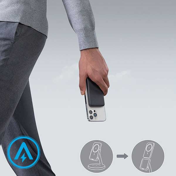 شارژر وایرلس و هولدر انکر مدل Anker B25A7211 — تصویر ۷