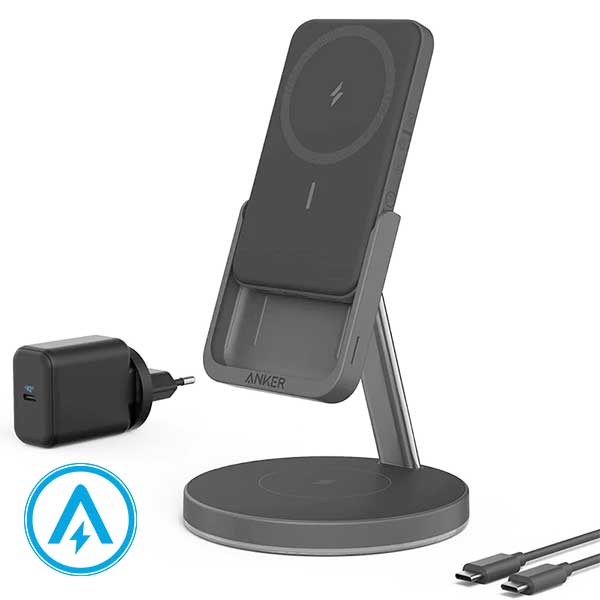 شارژر وایرلس و هولدر انکر مدل Anker B25A7211 — تصویر ۴