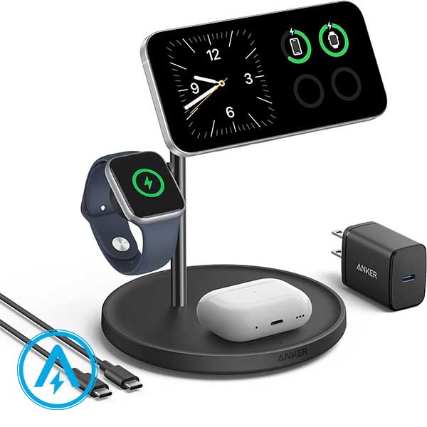 شارژر وایرلس 15 وات انکر مدل Anker B25M3