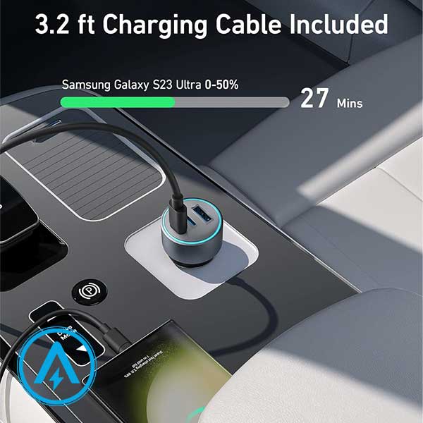 شارژر فندکی 67 وات انکر مدل Anker A2731 — تصویر ۷