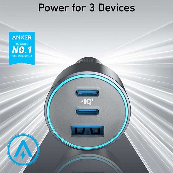 شارژر فندکی 67 وات انکر مدل Anker A2731 — تصویر ۴