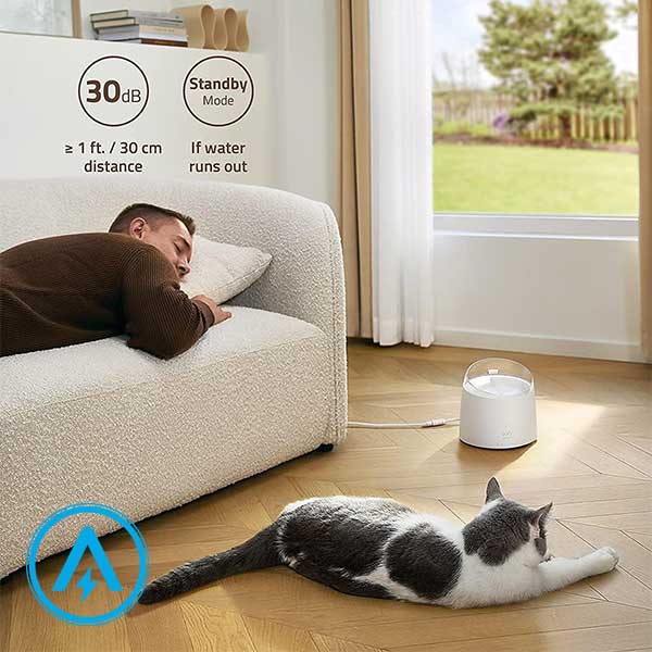 ظرف آب حیوانات خانگی یوفی مدل Anker Eufy T7220 — تصویر ۶
