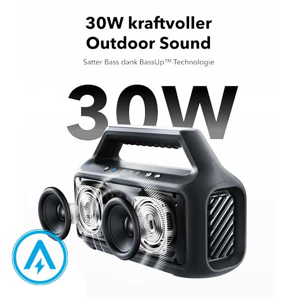 اسپیکر بلوتوثی انکر مدل Anker Soundcore Boom 2 SE — تصویر ۵
