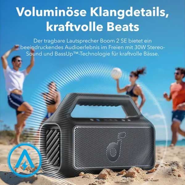 اسپیکر بلوتوثی انکر مدل Anker Soundcore Boom 2 SE — تصویر ۶