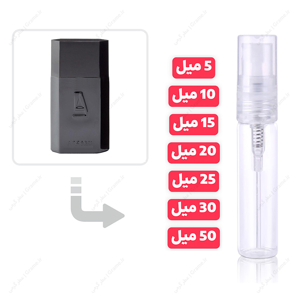 عطر گرمی آزارو سیلور بلک مردانه | Azzaro Silver Black — تصویر ۲