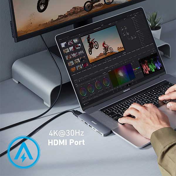 هاب 7 پورت انکر مدل Anker Hub A8371 for MacBook — تصویر ۶