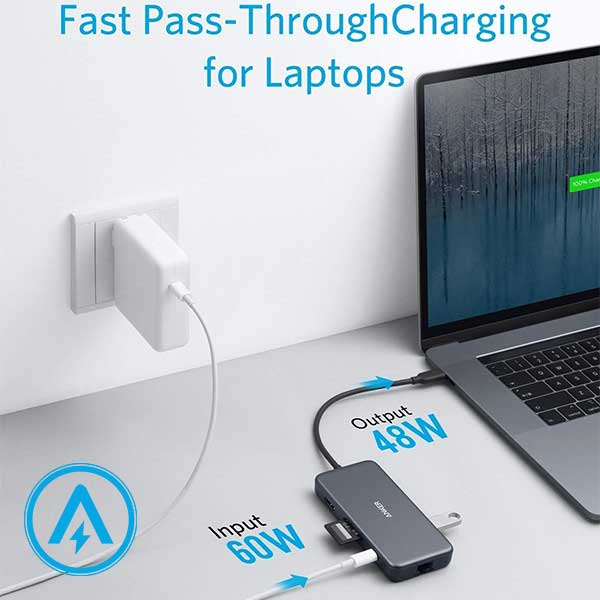 هاب 7 پورت انکر مدل Anker Hub A8352 for MacBook — تصویر ۵