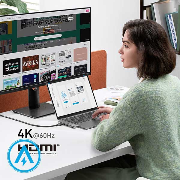 هاب 7 پورت انکر مدل Anker 547 Hub A8354 for MacBook — تصویر ۸