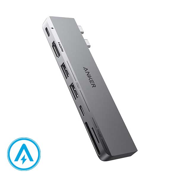 هاب 7 پورت انکر مدل Anker 547 Hub A8354 for MacBook
