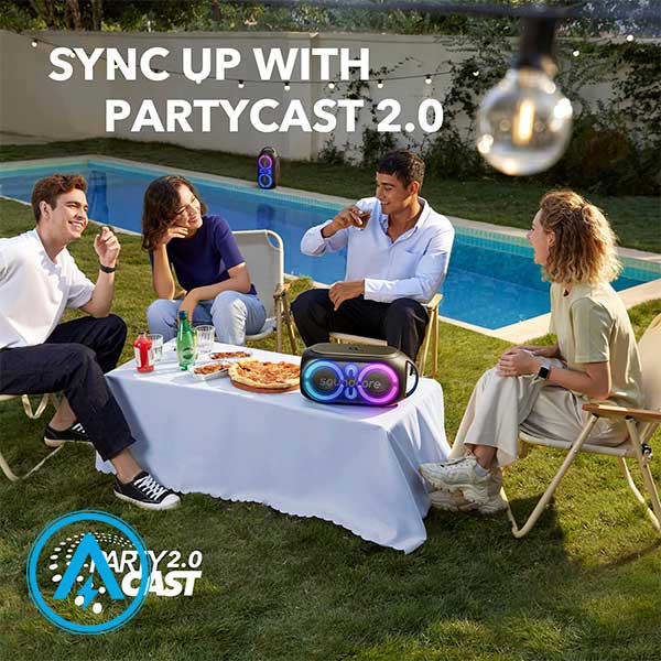اسپیکر بلوتوثی انکر مدل Anker Soundcore Rave Party 2 A3399 — تصویر ۸