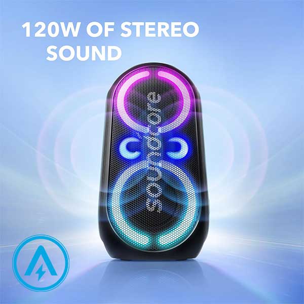 اسپیکر بلوتوثی انکر مدل Anker Soundcore Rave Party 2 A3399 — تصویر ۶