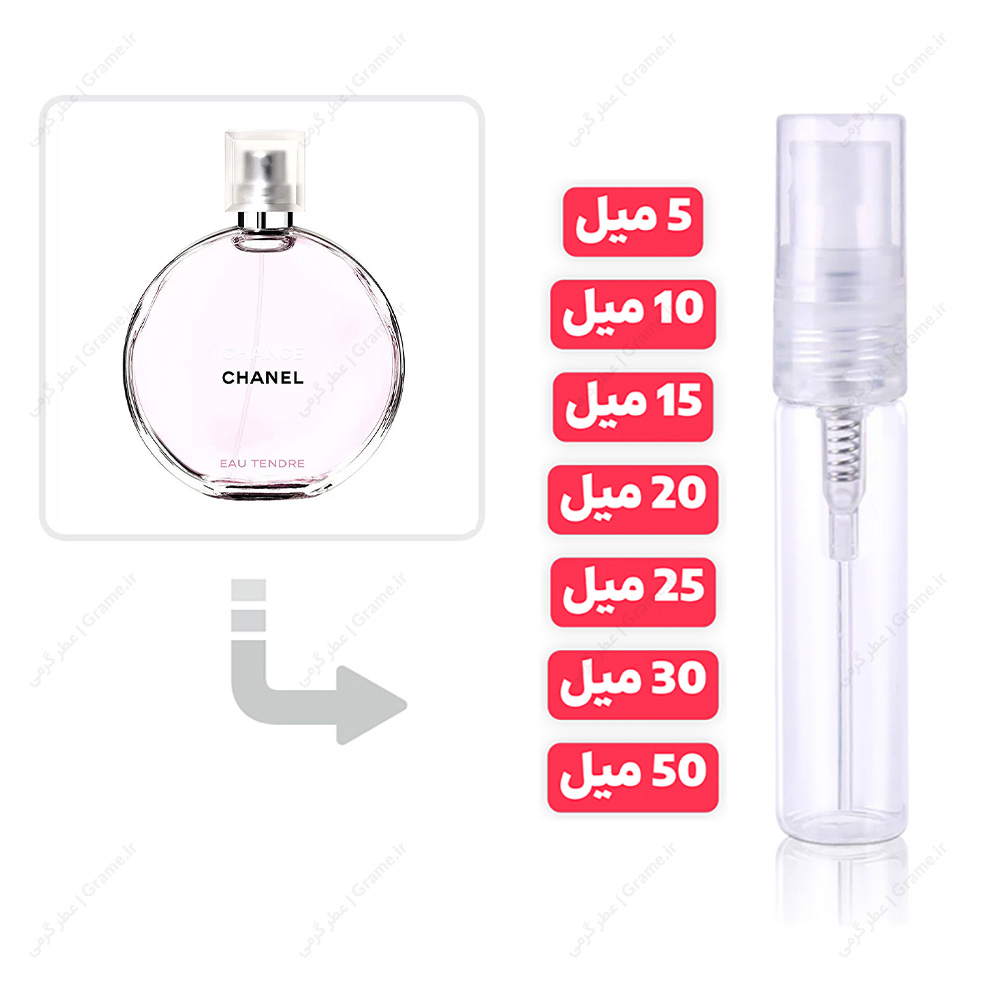 عطر گرمی شنل چنس او تندر صورتی زنانه | Chanel Chance Eau Tendre