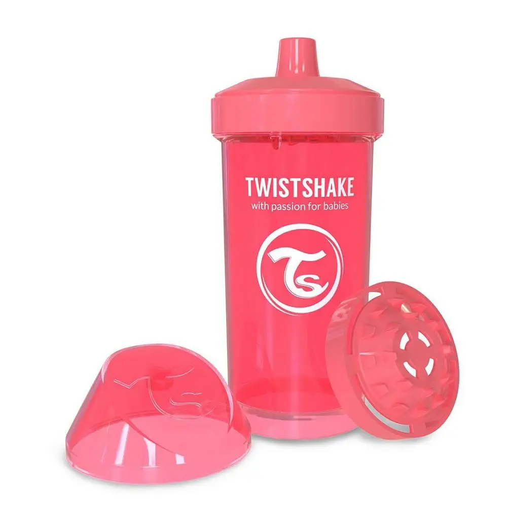 لیوان آبمیوه خوری 360 میل هلویی تویست شیک Twistshake — تصویر ۲