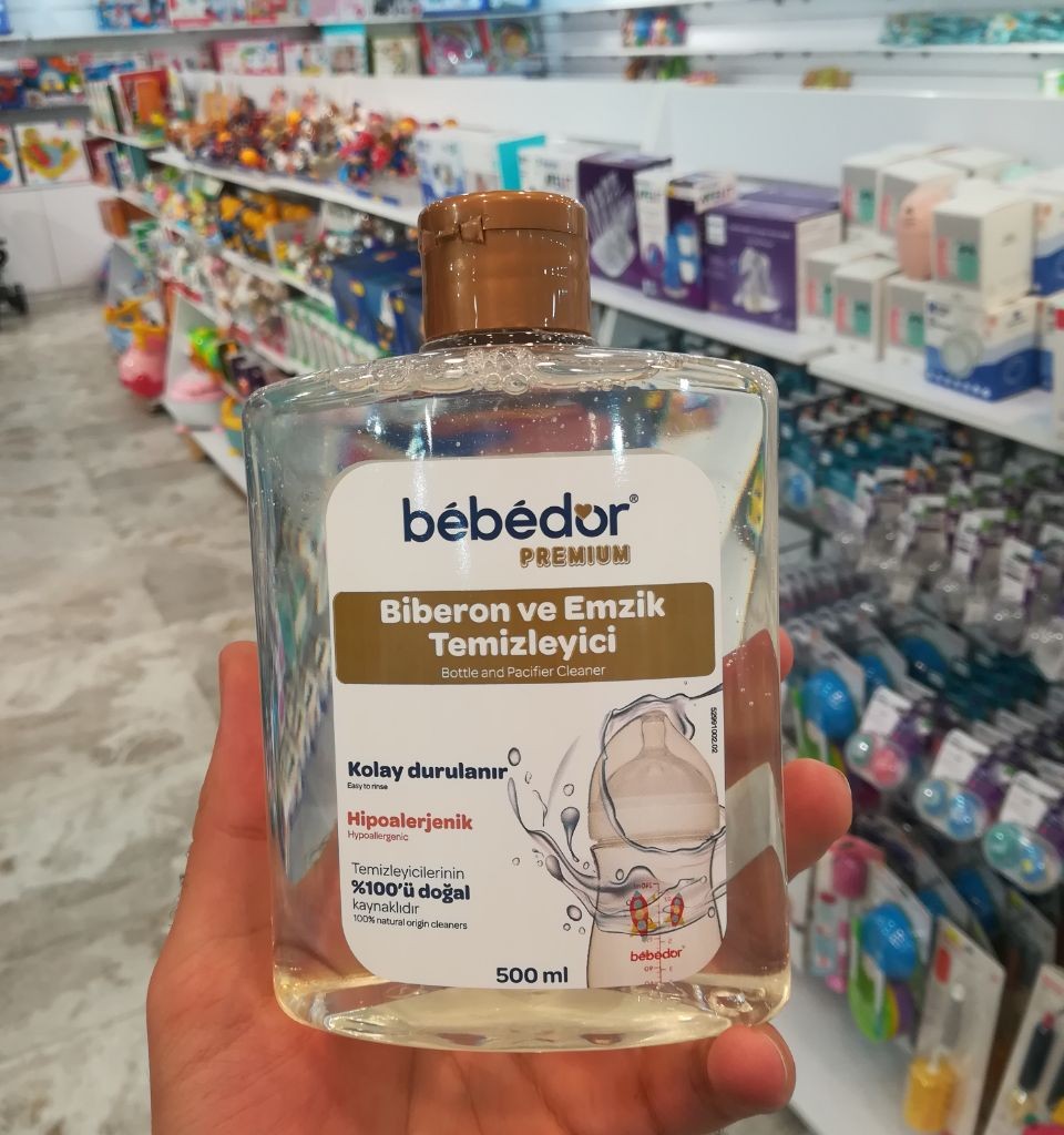 مایع شستشو و استریل شیشه شیر و پستانک ب ب دور bebedor — تصویر ۲