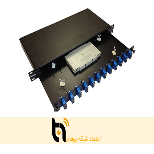 پچ پنل فیبر نوری SC Duplex 12Port Unloaded
