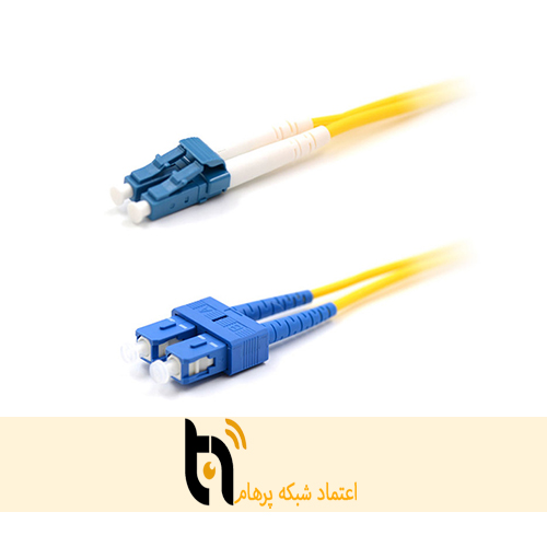 پچ کورد فیبر نوری یک متری نگزنس SC-LC SM LSZH