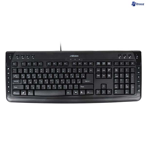 کیبرد سیم دار سیبراتون SKB585