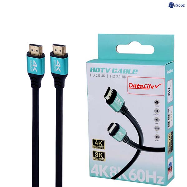 کابل 3متری hdmi دیتالایف datalifeکیفیت 4k