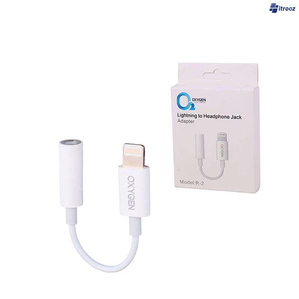 کابل تبدیل aux به آیفون مدل Oxygen R-2 — تصویر ۲