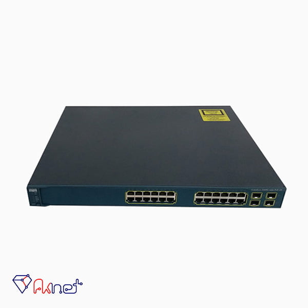 سوئیچ گیگابایت 24 پورت poe سیسکو Cisco WS-C3560G-24PS-S