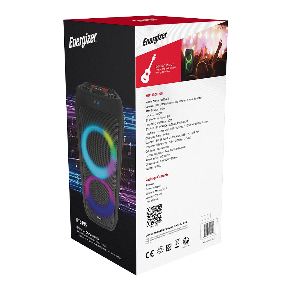 PARTYBOX ENERGIZER BTS582 900WT — تصویر ۳