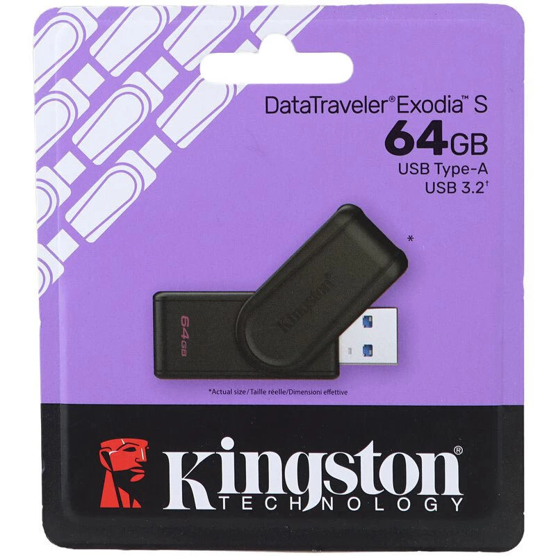 فلش 64 گیگ کینگستون مدل kingston Exodia M usb3.2 — تصویر ۴