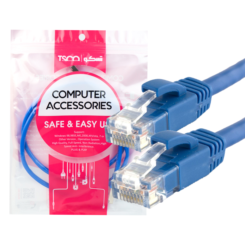 کابل شبکه TSCO FTP TNC6100 Cat6 10m