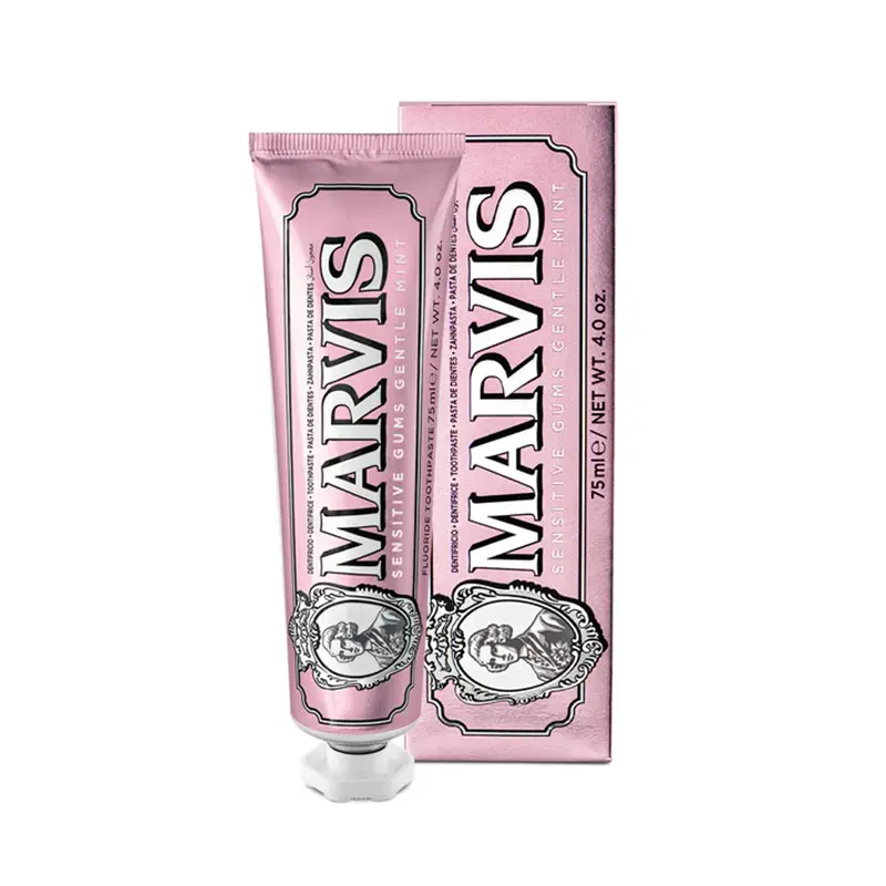 خمیر دندان حساس مارویس مدل Sensitive Gums Gentle Mint — تصویر ۳