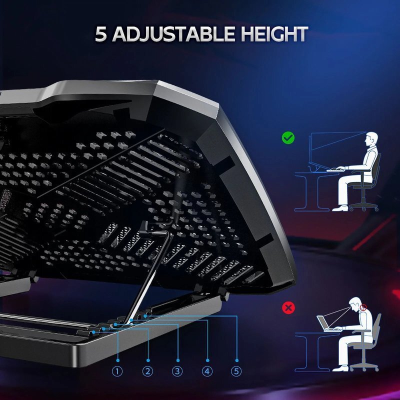کول پد لپ تاپ کول کلد F2PLUS — تصویر ۶