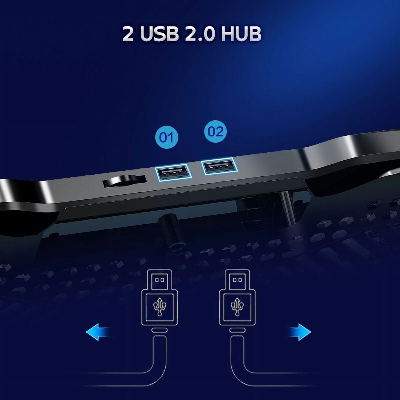 کول پد لپ تاپ کول کلد F2PLUS — تصویر ۵
