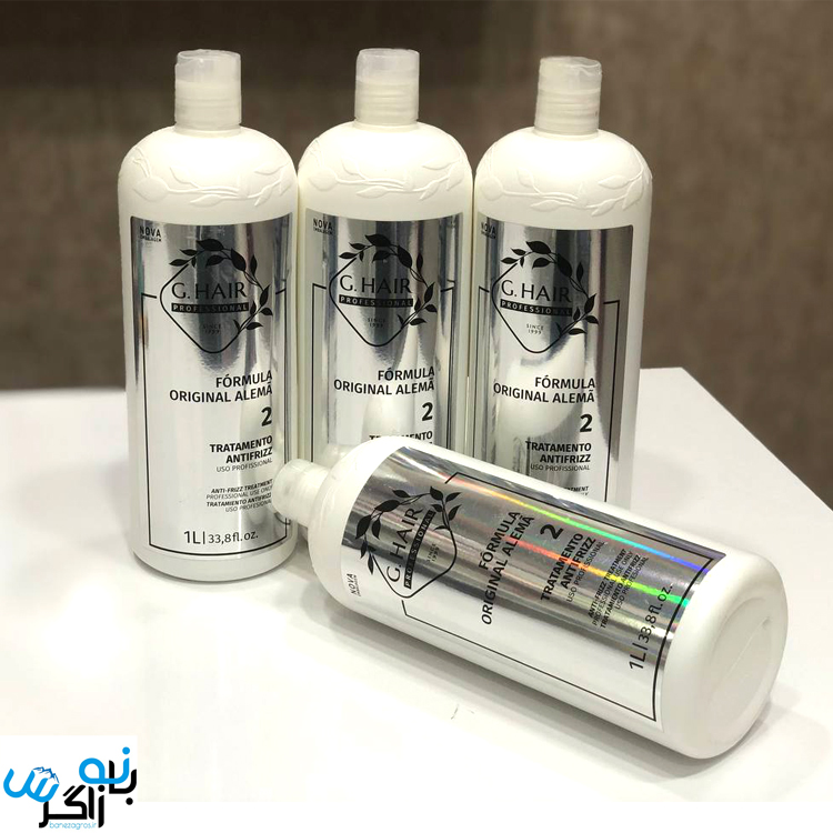 کراتین جی هیر سفید G.HAIR ANTIFRIZZ 1L — تصویر ۳