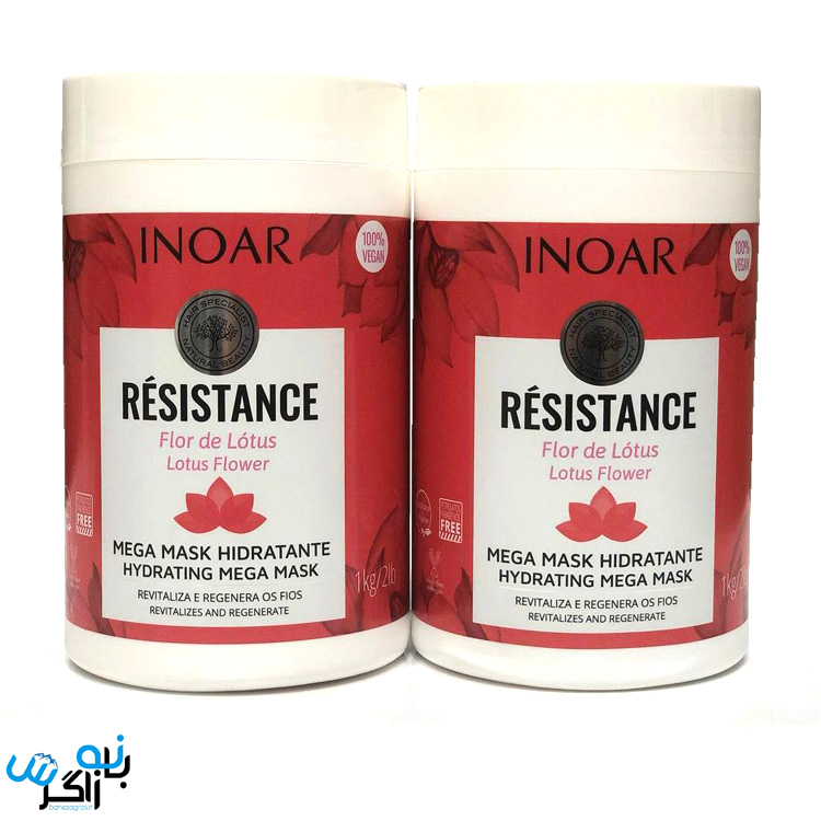ماسک مو یک کیلویی اینوآر INOAR — تصویر ۳