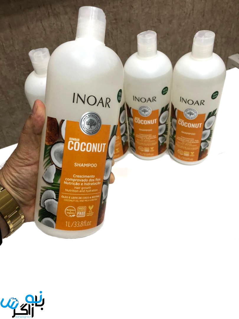 شامپو بدون سولفات اینوآر INOAR COCONUT97 — تصویر ۴